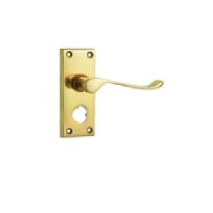 Wickes Paris Victorian Scroll Privacy Handle Polished Brass  £10.99