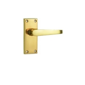 Wickes Rome Victorian Straight Latch Handle Polished Brass F £7.99