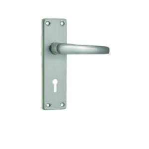 Wickes Contract Lock Handle Satin Aluminium £7.48