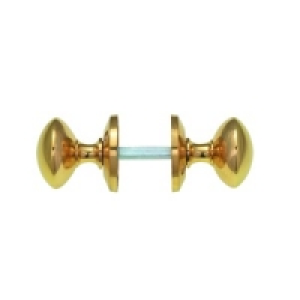 Wickes Victorian Mortice Knob Polished Brass Finish £9.48