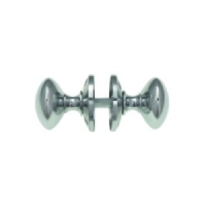 Wickes Victorian Mortice Knob Chrome Finish £9.48