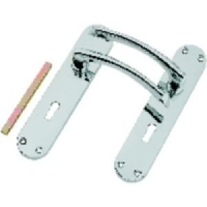 Wickes Dante Lock Handle Polished Chrome Finish &pound;14.89
