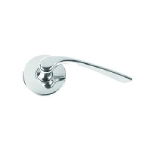 Urfic Como Round Rose Latch Handle Polished Nickel &pound;14.82