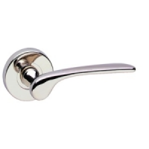 Urfic Como Round Rose Latch Handle Polished Nickel &pound;14.99
