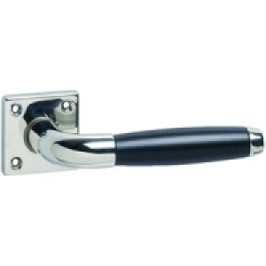Urfic Medeira Round Rose Latch Handle Polished Nickel &pound;14.59