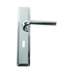 Urfic Westminster Lock Handle Polished Nickel &pound;24.36