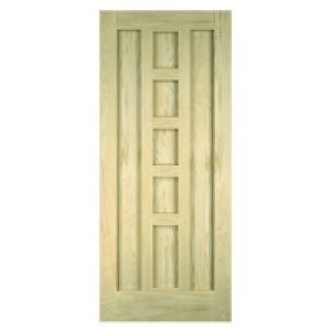 Wickes Newton External Oak Veneer Door 7 Panel 1981x762mm