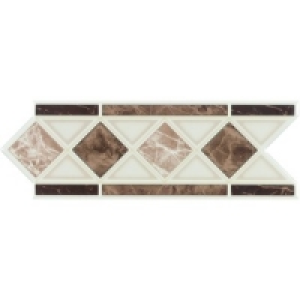 Wickes Caceres Beige Gloss Ceramic Border Tile 200x75mm £15.99