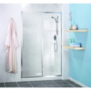 Wickes Sliding Door Enclosure Silver Effect Frame 1200mm £169.00