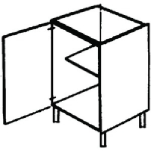 Wickes Casablanca Base Unit Highline 400mm