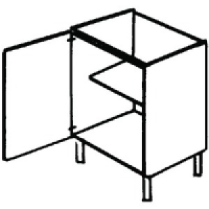 Wickes Casablanca Base Unit Highline 500mm