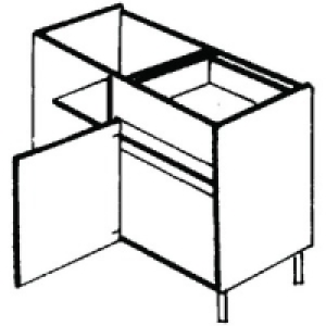 Wickes Marlow Corner Base Unit Drawer Line 1000mm £370.00