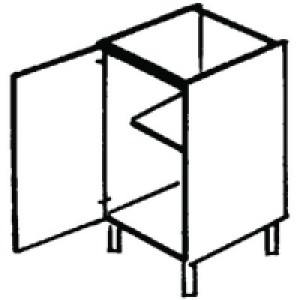 Wickes New Jersey Base Unit Highline 300mm