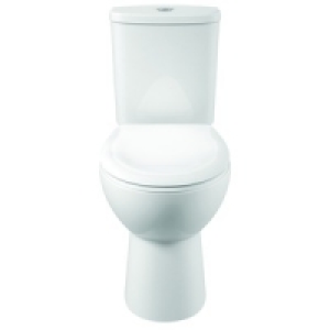 Wickes Newport Toilet Pan, Cistern with Toilet Seat