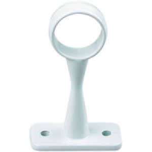 Centre Bracket Deluxe White 25mm