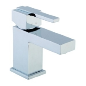 Wickes Kubism Compact Mono Basin Mixer Tap Chrome
