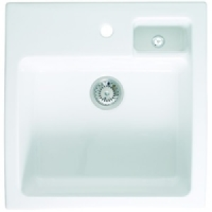 Wickes Single Bowl Butler Ceramic Sink White
