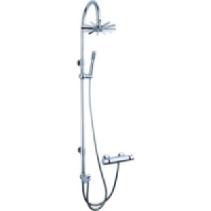 Wickes Cascata Thermostatic Shower Mixer Chrome