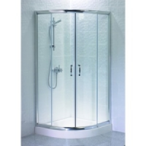 Wickes Quadrant Shower Enclosure Silver Effect Frame Box 1 o £164.99