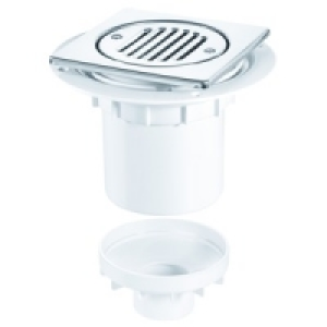 McAlpine TSG2T6SS Stainless Steel Square Shower Gully 110 x
