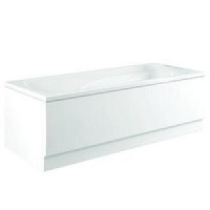 Wickes Standard Bath End Panel White 700mm