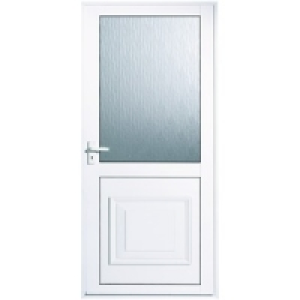 Wickes Tyne Aluminium Door Glazed 1981x762mm Right Opening