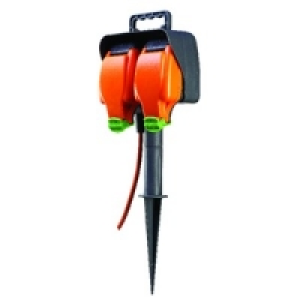Masterplug Weatherproof Garden Spike Lead 15m 13A IP54 £24.99