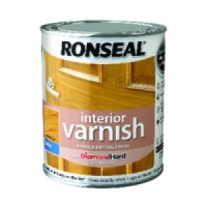 Ronseal Interior Varnish Satin Light Oak 750ml £15.98