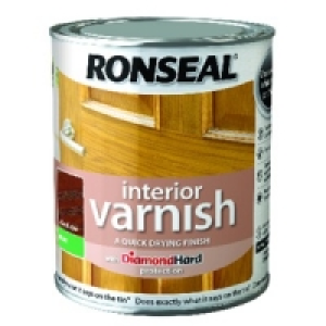 Ronseal Interior Varnish Matt Dark Oak 750ml £15.98