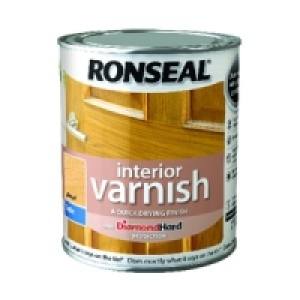 Ronseal Interior Varnish Satin Beech 750ml &pound;10.65
