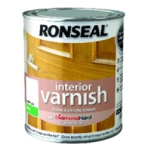 Ronseal Interior Varnish Matt White Ash 750ml &pound;10.65