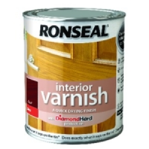 Ronseal Interior Varnish Gloss Teak 750ml &pound;10.65