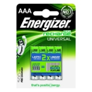 Energizer Precharged Rechargeable Universal AAA Batteries 4