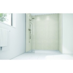 Wickes Pearl Gloss Laminate Panel 2400x900mm SQ £350.00