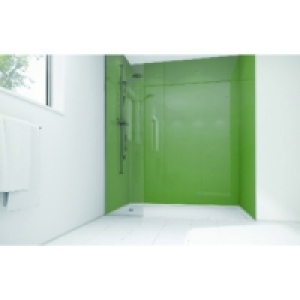 Wickes Forest Green Acrylic 1700x900mm 2 sided Shower Panel
