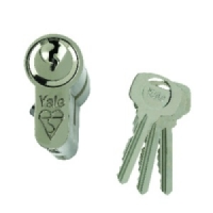 Yale PKM4045-NP British Standard Euro Profile Cylinder Nicke