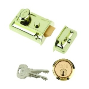 Yale P-77-BLX-PB-60 Traditional Nightlatch Brass
