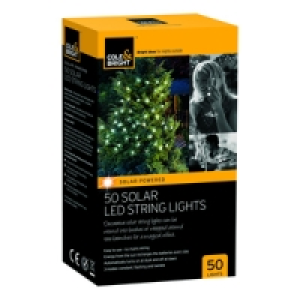 Cole & Bright 50 Solar LED String Lights