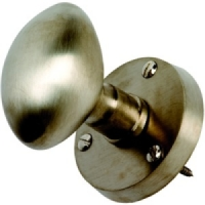 Wickes  Wickes Oxford Mortice Door Knob Satin Nickel