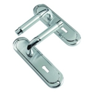 Wickes Milan Lock Handle Chrome