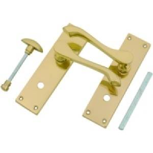 Wickes Dublin Bathroom Handle Brass