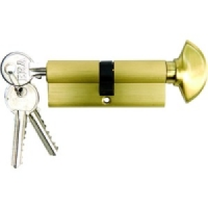 Wickes Euro Thumb Turn Cylinder 40/40 Brass £3.00