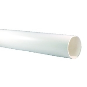 Wickes White Roundline Downpipe Length 2750mm