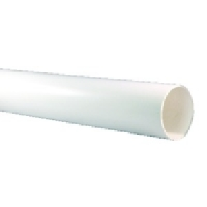 Wickes White Roundline Downpipe Length 2000mm
