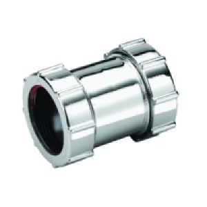 Wickes 32mm Chrome Pipe Connector