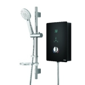 Wickes Hydro Touch Control 8.5kW Electric Shower Black