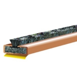 4FireDoors Intumescent Fire & Smoke Seal Brown 15 x 4mm Sing