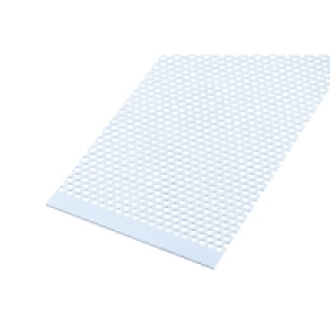Wickes Metal Sheet Perforated Round Hole 4.0mm Anodised Alum £17.63