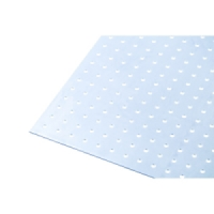 Wickes Metal Sheet Perforated Round Hole 4.5mm Uncoated Alum