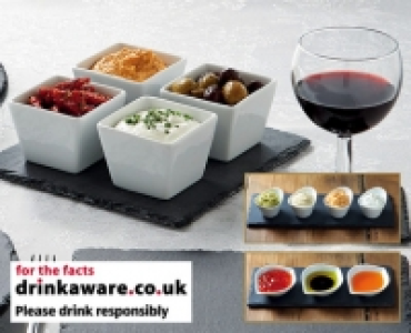 Slate Serving/Dipping Set
